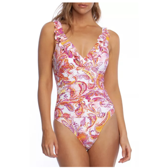 Lauren Ralph Lauren Other - 1 Ralph Lauren Underwire Ruffle Swimsuit NWT 18W